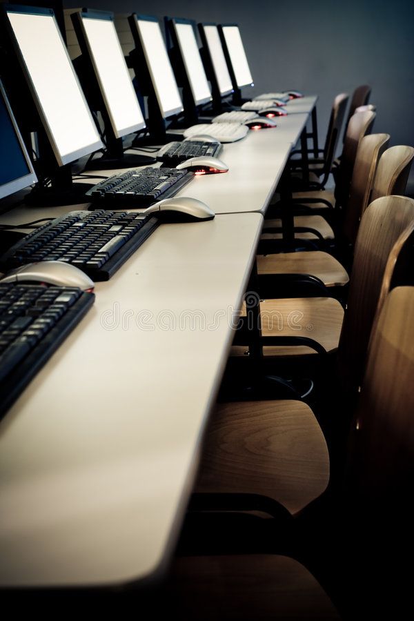 Students learning on computers in the Inclusive Computer Training program